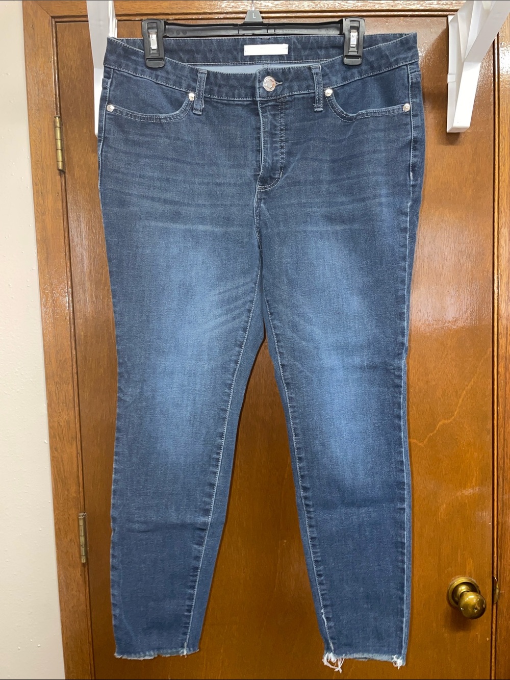 LC Lauren Conrad Dark Blue Super Skinny Jeans (14SHORT)